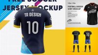 8617+ Mockup Camiseta Futbol Psd Smart Editable Design Mockup