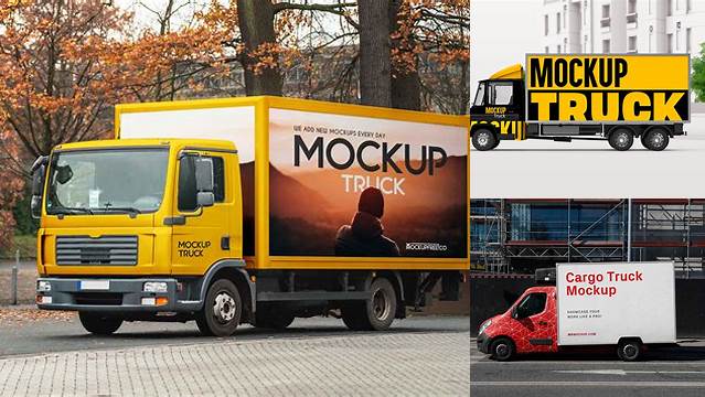 8620+ Truck Mockup Free Download Free PSD