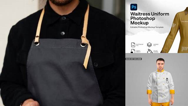 8621+ Waiter Uniform Mockup Download Free