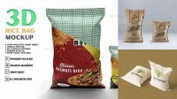 8628+ Rice Bag Mockup Psd Custom Graphic Mockup File