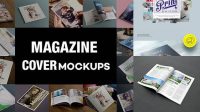 8636+ Magazine Mockup Graphicburger High-End Creative PSD Template