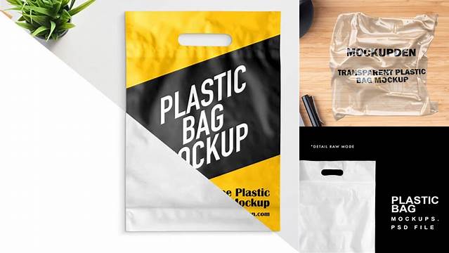 8643+ Transparent Plastic Bag Mockup Free Download Free