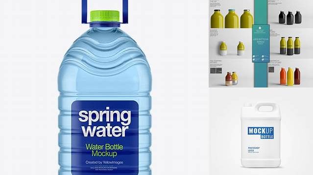 8646+ 5 Litre Bottle Mockup Hight Resolution