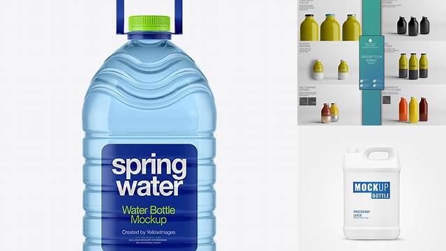 8646+ 5 Litre Bottle Mockup Hight Resolution