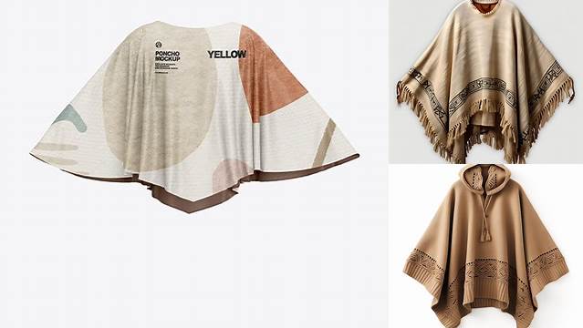 8647+ Poncho Mockup Include TIFF