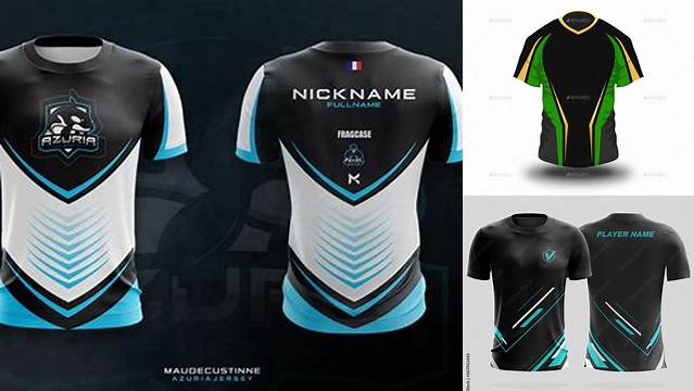 8653+ Gaming Jersey Mockup Editable Photoshop File