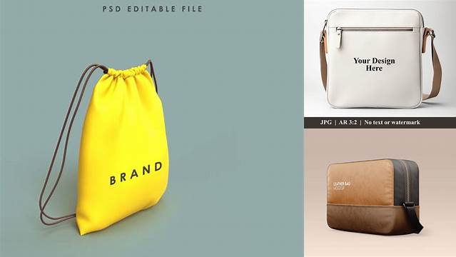 8659+ Sling Bag Mockup Free PSD