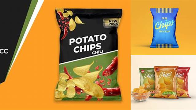 8662+ Chips Packaging Mockup Photoshop Freebie