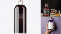 8665+ Rum Bottle Mockup Free Hight Resolution