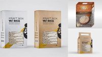 867+ Rice Box Packaging Mockup Best for Showcase