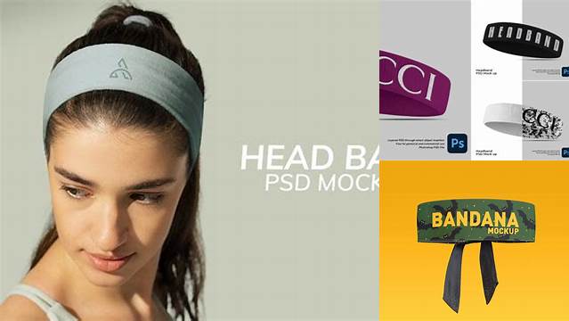 8675+ Headband Mockup Psd For Free Download