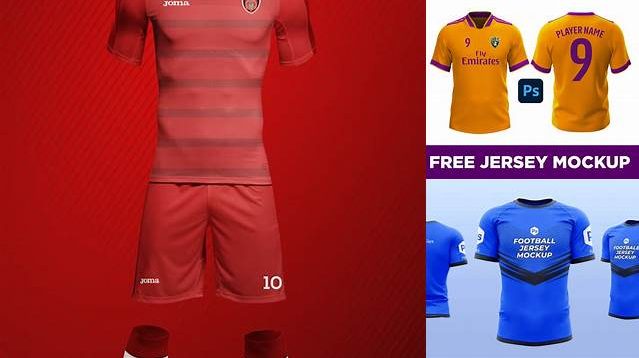 8677+ Football Kit Mockup Free Download PSD Download