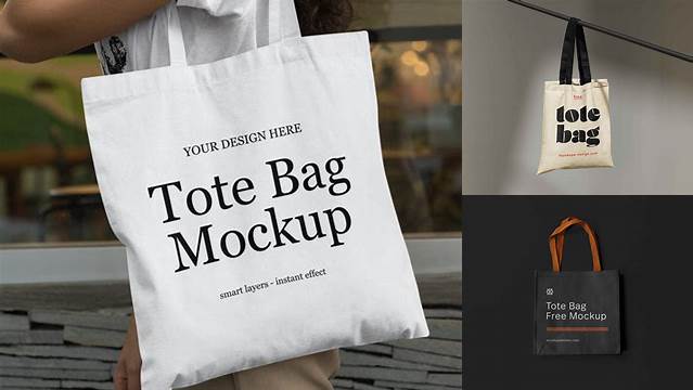 8678+ Tote Bag Mockup PSD for Free