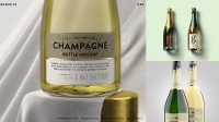 8679+ Champagne Mockup Free Free Photoshop Mockup Design