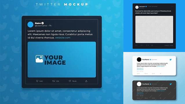 8686+ Twitter Post Mockup Psd Best Free Mockup PSD