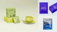 8702+ Tea Sachet Mockup Free PSD Download