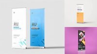 8708+ Pull Up Banner Mockup Free PSD