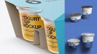 8712+ Yogurt Package Mockup Include TIFF