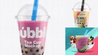 8719+ Bubble Tea Mockup Free Download Smart PNG Image