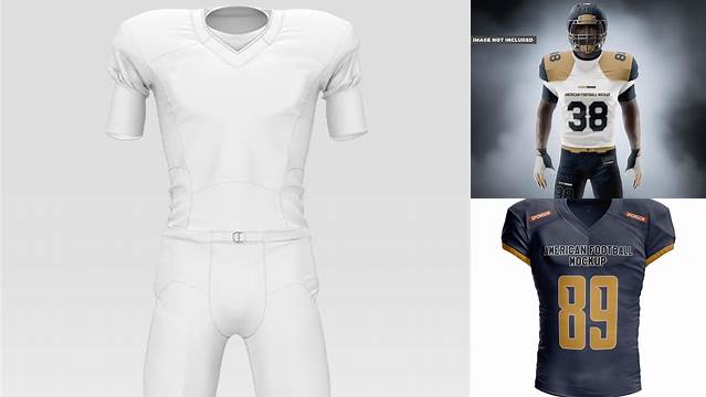 8731+ American Football Uniform Mockup PSD Download