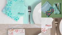 8731+ Restaurant Napkin Mockup Free Digital Download