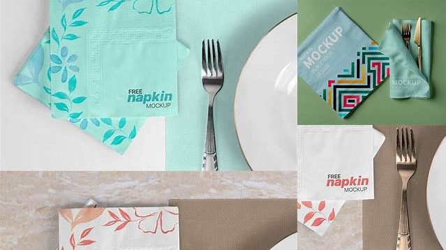 8731+ Restaurant Napkin Mockup Free Digital Download