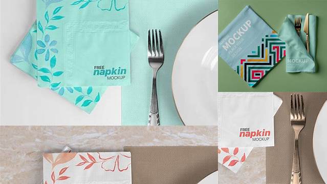 8731+ Restaurant Napkin Mockup Free Digital Download