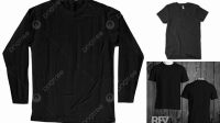 8732+ Mockup Baju Hitam Polos High-Quality Editable PSD