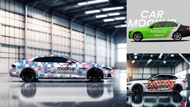 8735+ Vehicle Wrap Mockup Generator PSD Download