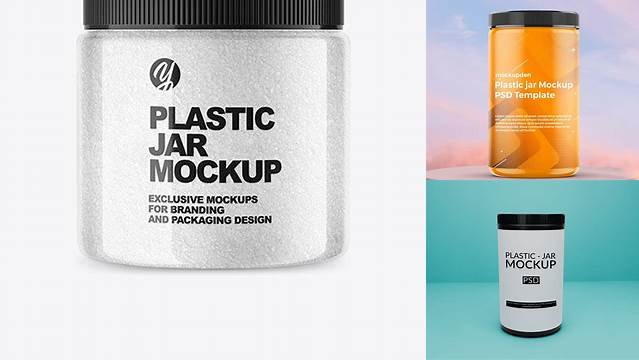 8739+ Transparent Plastic Jar Mockup Free Modern PSD Templates