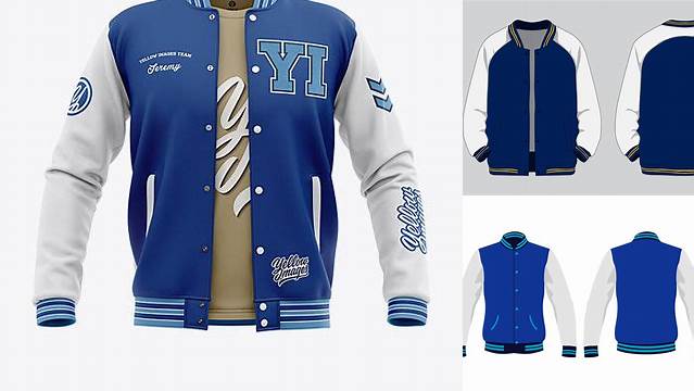 8741+ College Jacket Mockup Free Smart PNG Image