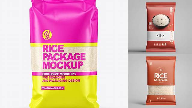 8743+ Rice Packet Mockup Smart PNG Image