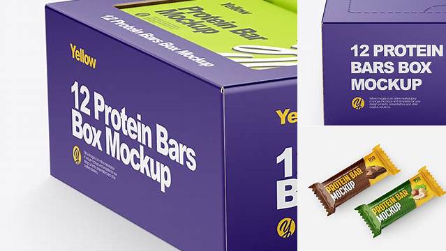 8745+ Protein Bar Box Mockup Mockup PSD Free Download