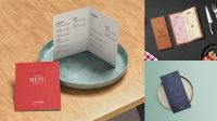 8747+ Menu Mock Up Digital Download