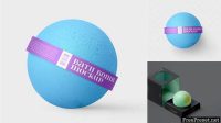 8748+ Bath Bomb Mockup Editable PSD File