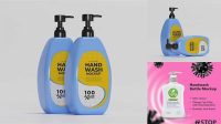 8750+ Handwash Mockup Free Design Resource