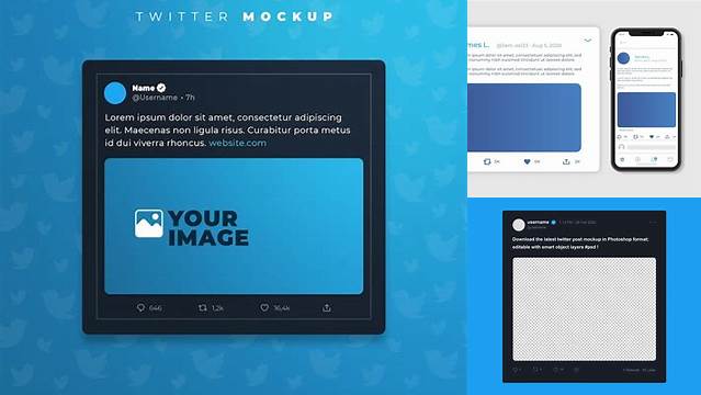 8758+ Tweet Mockup For Free Download