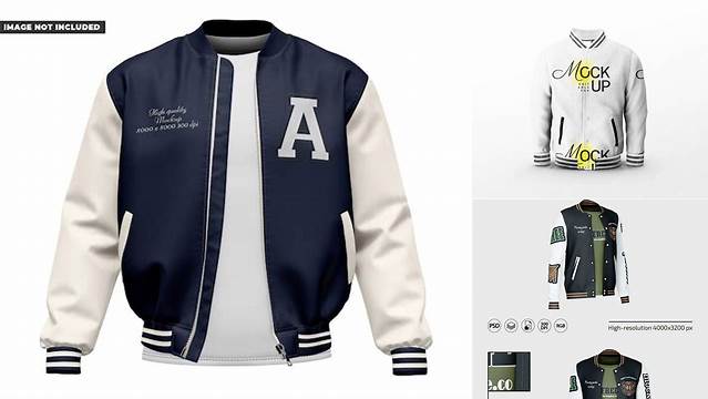 8762+ Varsity Jacket Mockup Psd High-Resolution PSD Download