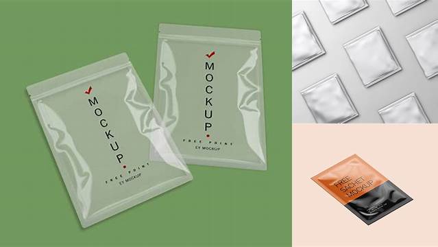 8771+ Sachet Mockup Photoshop Freebie