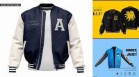 8772+ Bomber Jacket Mockup Free Psd Free Photoshop Mockup Design