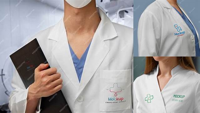 8775+ Lab Coat Mock Up Layered PSD File