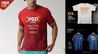 879+ T Shirt Template Psd Free Download PSD Free Download