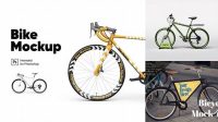 8806+ Bicycle Mockup Free Include TIFF