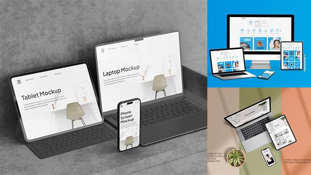 8808+ Multi Device Website Mockup Generator PSD Free Download