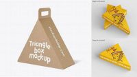 8808+ Triangle Box Mockup Free Professional PSD Resource