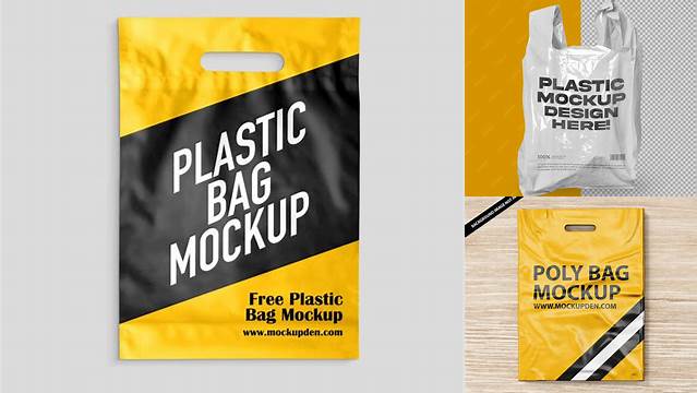 8814+ Plastic Bag Mockup Psd Free Download PSD Download