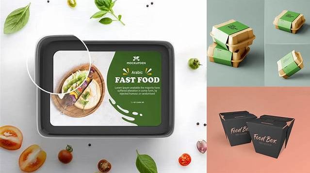 8818+ Foodbox Mockup Elegant Photoshop Mockup