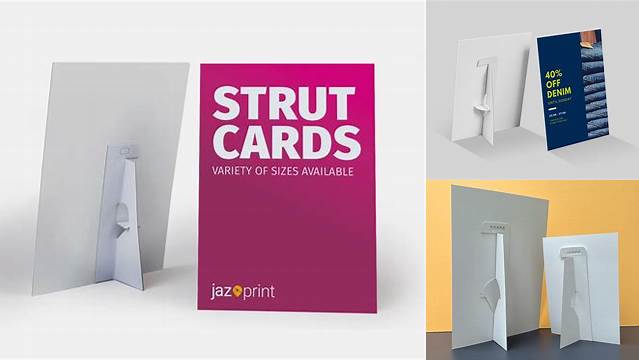 8833+ Strut Card Template High-Resolution PSD Download