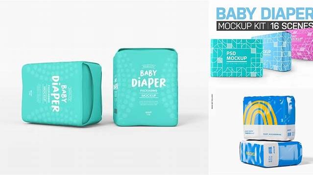 8834+ Baby Diaper Mockup Free Easy Editable