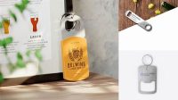 8836+ Bottle Opener Mockup Free Editable Graphic Free PSD